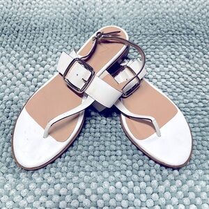 27 Edit white Erika sandal 8N